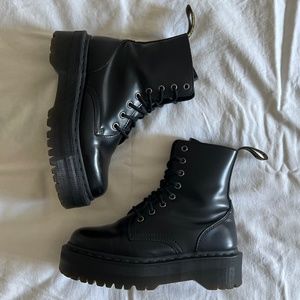 DR MARTENS Jadon Leather Platform Boots